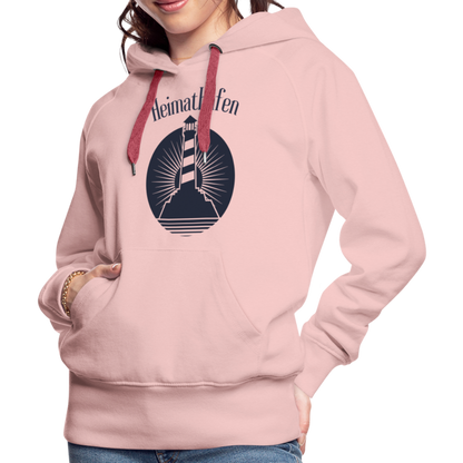 Frauen Premium Hoodie - Heimathafen Leuchtturm - Kristallrosa