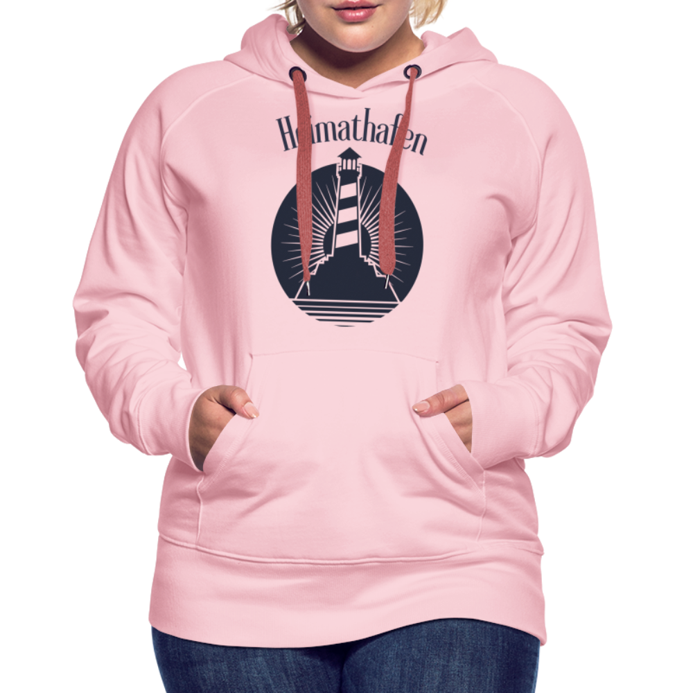 Frauen Premium Hoodie - Heimathafen Leuchtturm - Kristallrosa