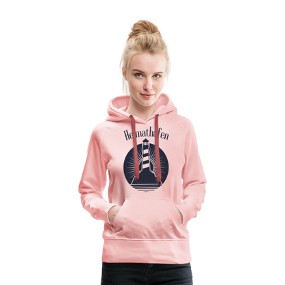 Frauen Premium Hoodie - Heimathafen Leuchtturm - Kristallrosa