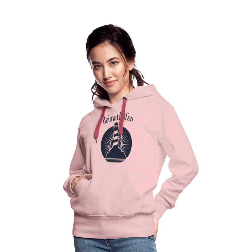 Frauen Premium Hoodie - Heimathafen Leuchtturm - Kristallrosa