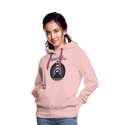 Frauen Premium Hoodie - Heimathafen Leuchtturm - Kristallrosa