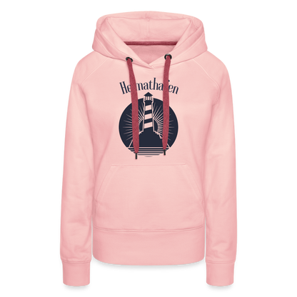 Frauen Premium Hoodie - Heimathafen Leuchtturm - Kristallrosa