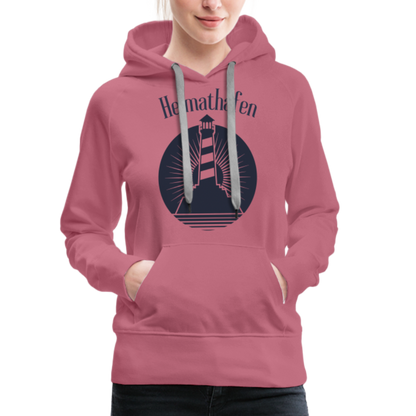 Frauen Premium Hoodie - Heimathafen Leuchtturm - Malve