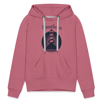 Frauen Premium Hoodie - Heimathafen Leuchtturm - Malve