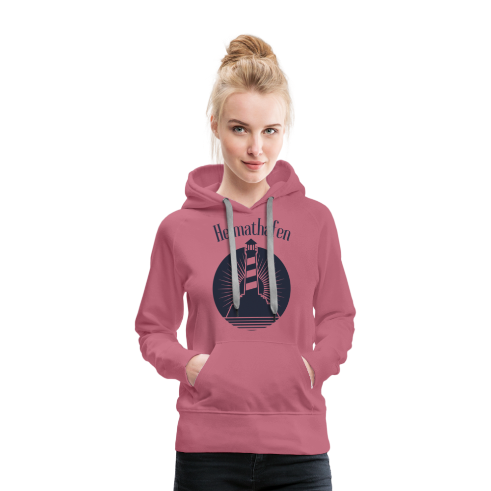 Frauen Premium Hoodie - Heimathafen Leuchtturm - Malve