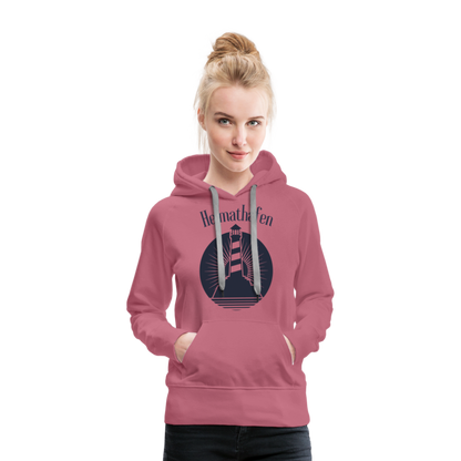 Frauen Premium Hoodie - Heimathafen Leuchtturm - Malve