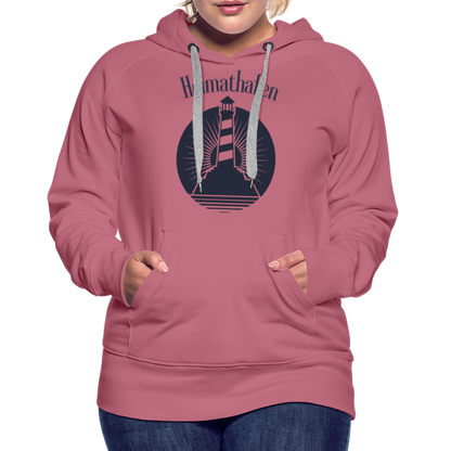 Frauen Premium Hoodie - Heimathafen Leuchtturm - Malve