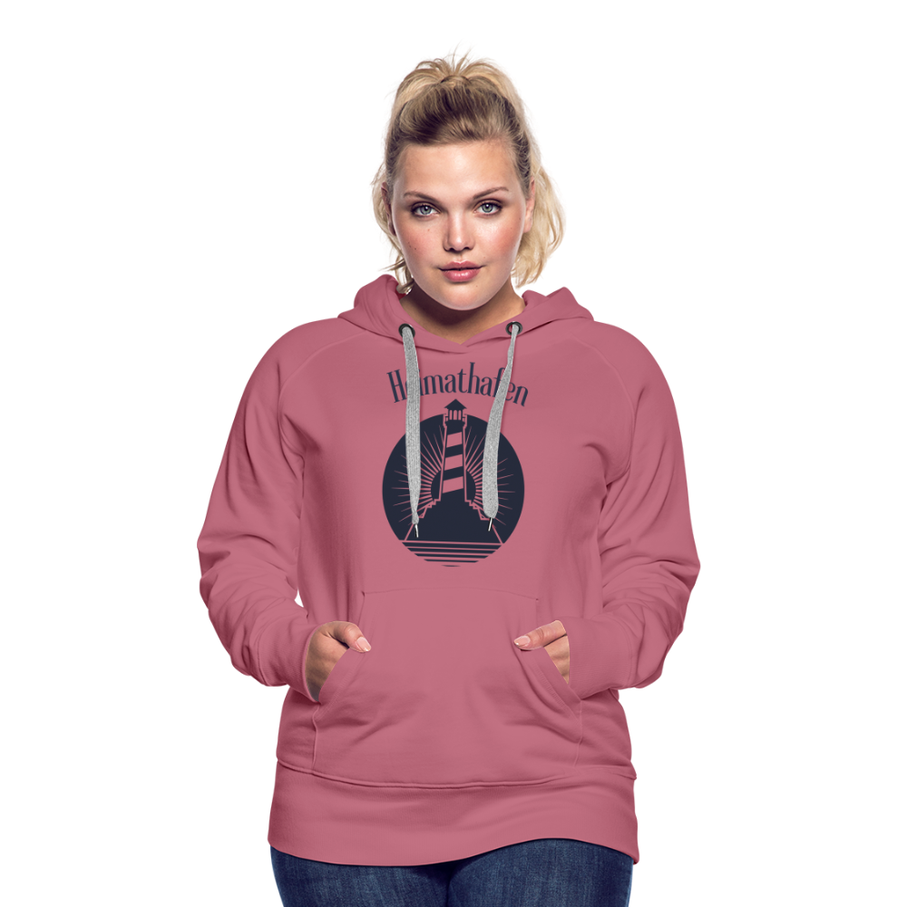 Frauen Premium Hoodie - Heimathafen Leuchtturm - Malve