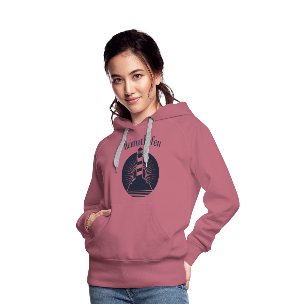 Frauen Premium Hoodie - Heimathafen Leuchtturm - Malve