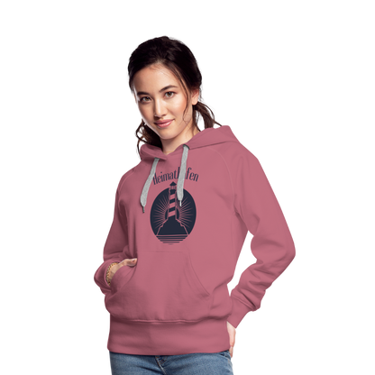 Frauen Premium Hoodie - Heimathafen Leuchtturm - Malve