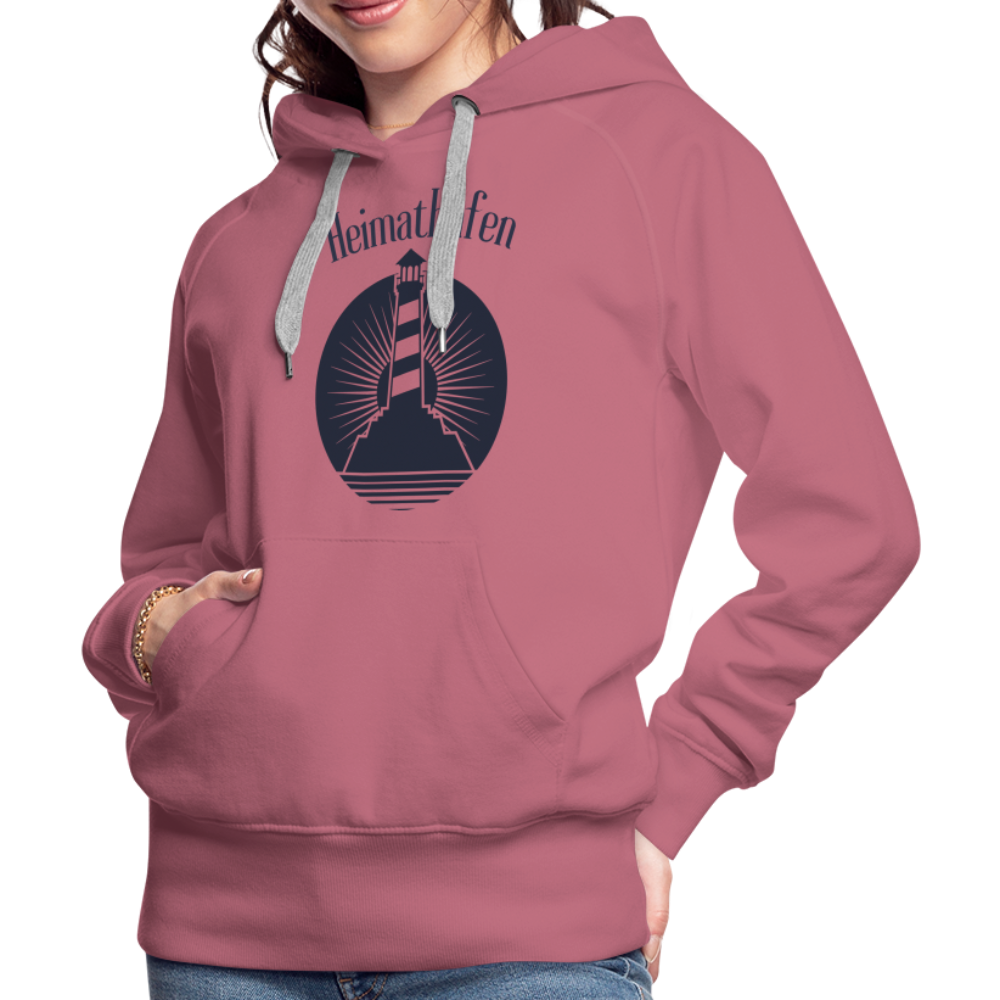 Frauen Premium Hoodie - Heimathafen Leuchtturm - Malve