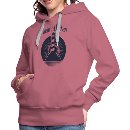 Frauen Premium Hoodie - Heimathafen Leuchtturm - Malve