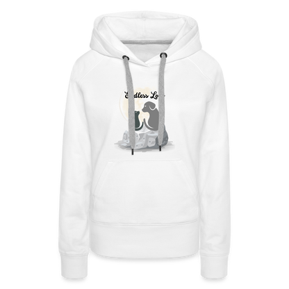 Frauen Premium Hoodie - Endless Love - weiß