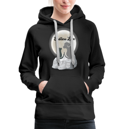 Frauen Premium Hoodie - Endless Love - Schwarz