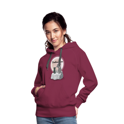 Frauen Premium Hoodie - Endless Love - Bordeaux