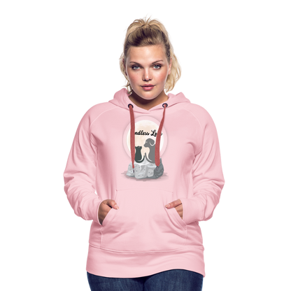 Frauen Premium Hoodie - Endless Love - Kristallrosa