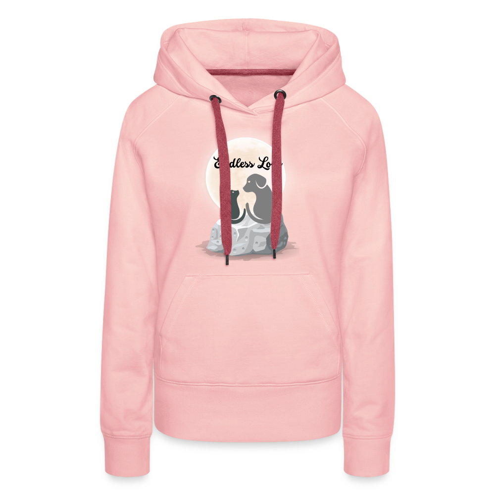 Frauen Premium Hoodie - Endless Love - Kristallrosa