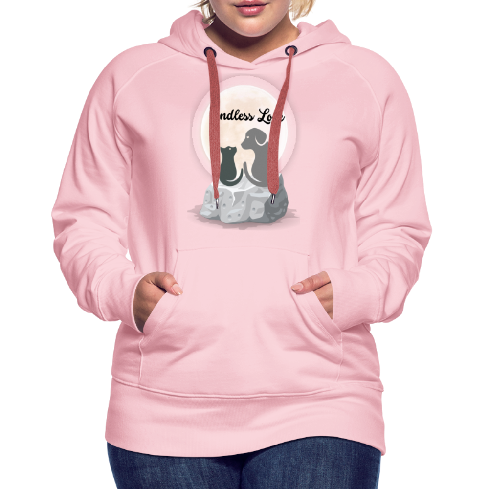 Frauen Premium Hoodie - Endless Love - Kristallrosa