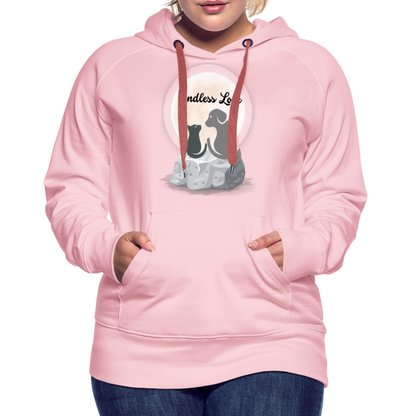 Frauen Premium Hoodie - Endless Love - Kristallrosa