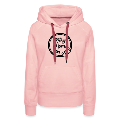 Frauen Premium Hoodie - Dog Mom - Kristallrosa