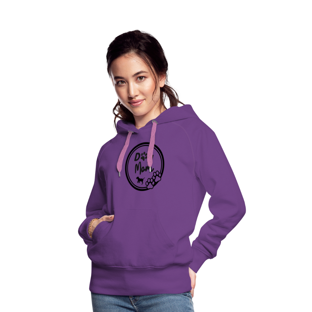 Frauen Premium Hoodie - Dog Mom - Purple