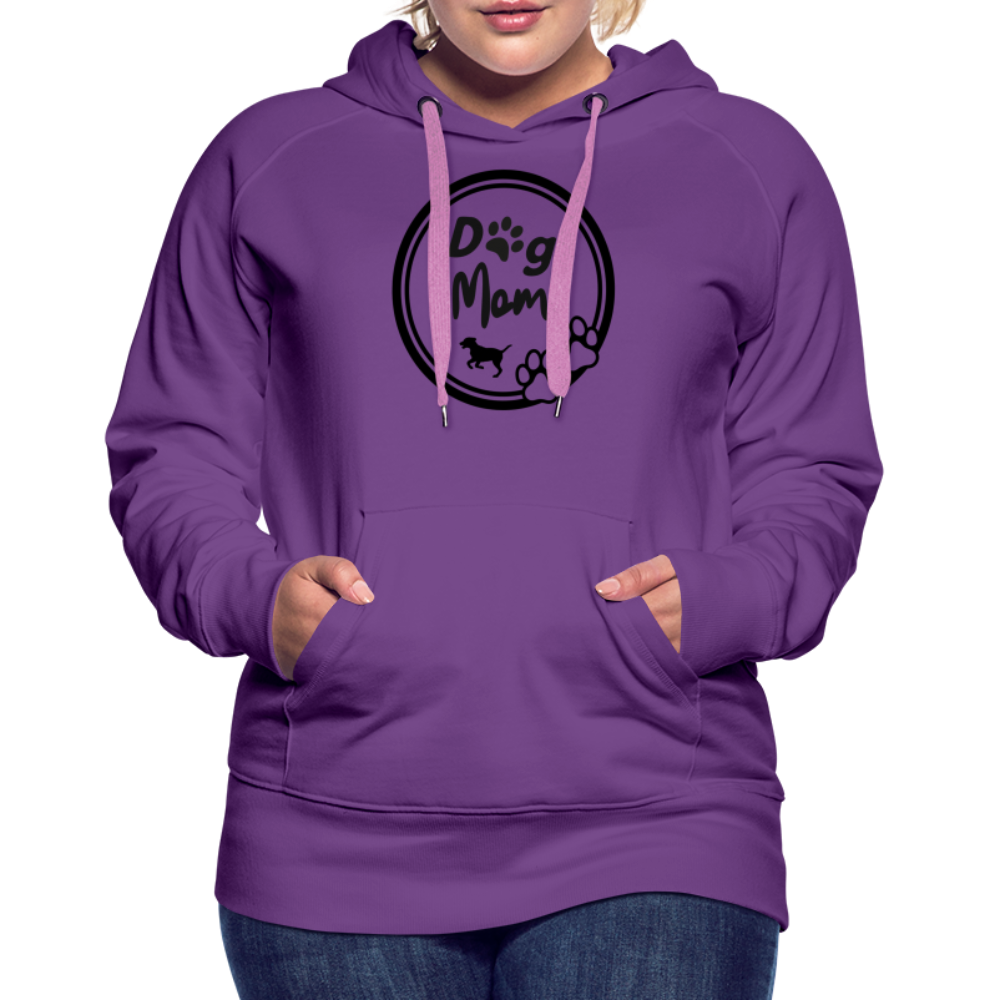 Frauen Premium Hoodie - Dog Mom - Purple