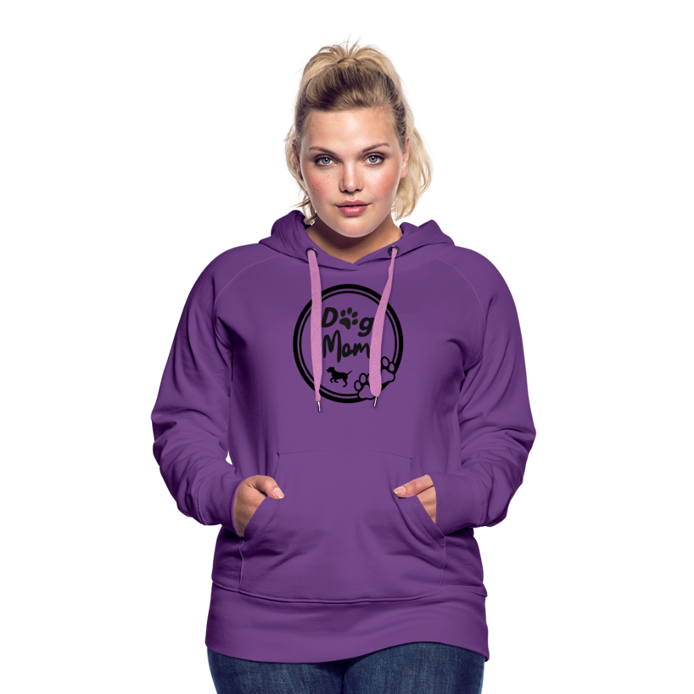 Frauen Premium Hoodie - Dog Mom - Purple