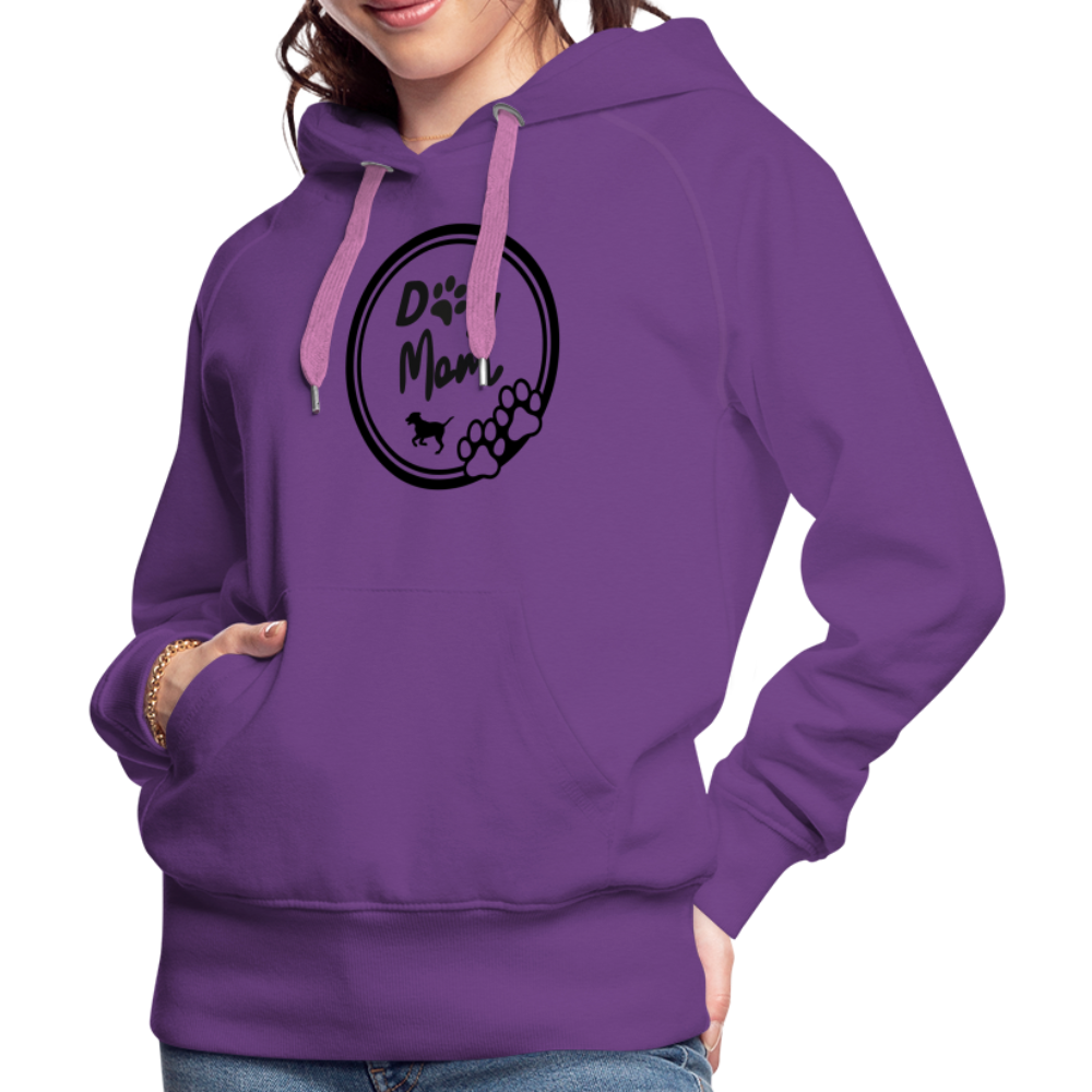 Frauen Premium Hoodie - Dog Mom - Purple