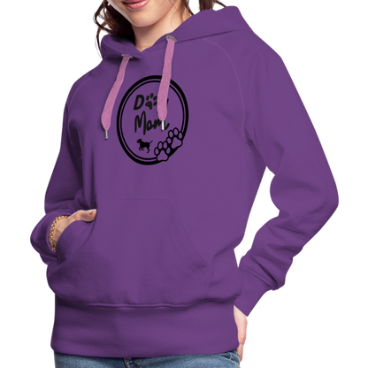 Frauen Premium Hoodie - Dog Mom - Purple