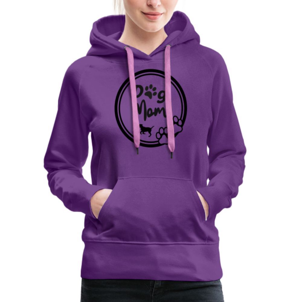 Frauen Premium Hoodie - Dog Mom - Purple