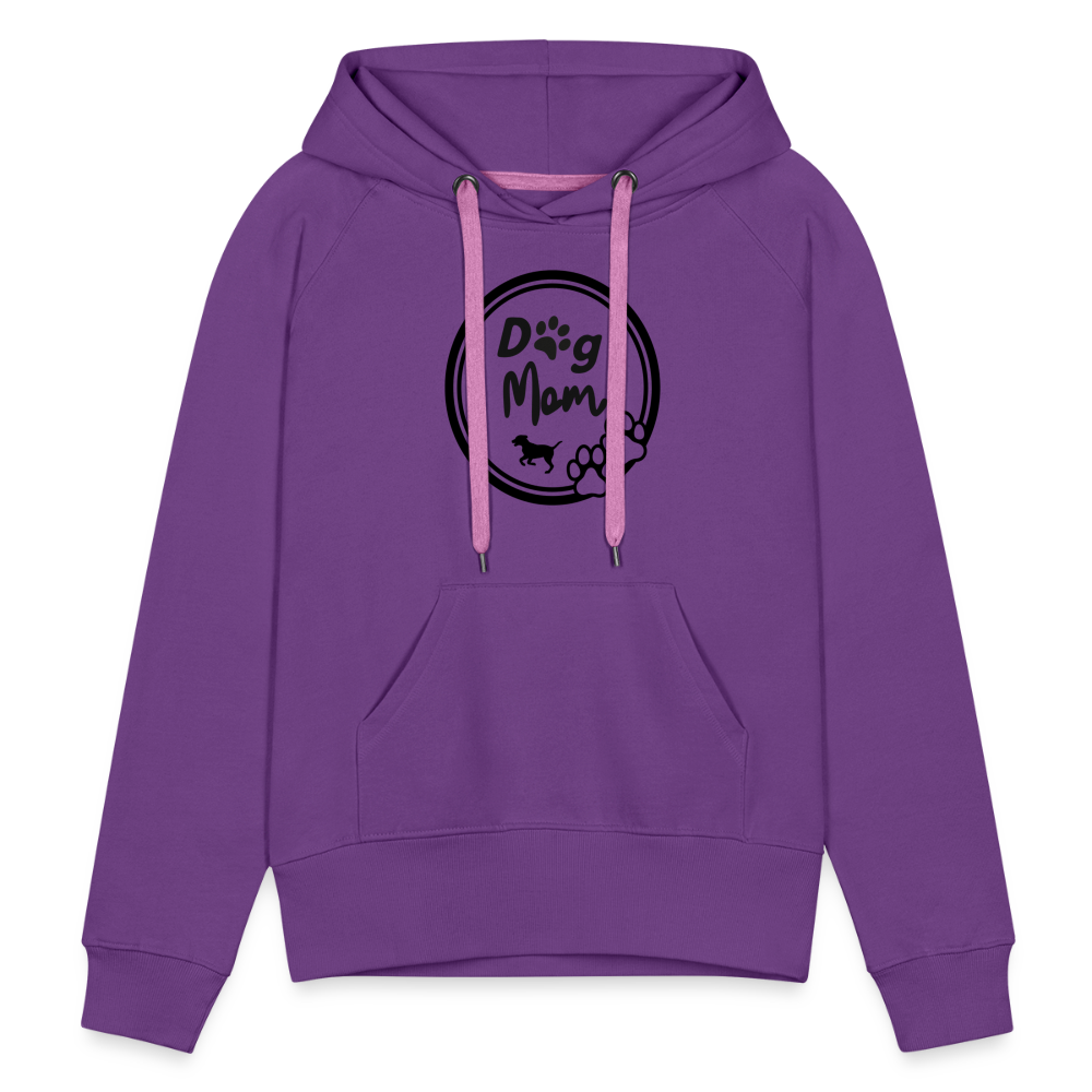 Frauen Premium Hoodie - Dog Mom - Purple