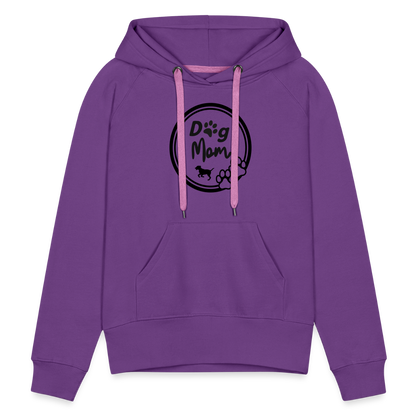 Frauen Premium Hoodie - Dog Mom - Purple