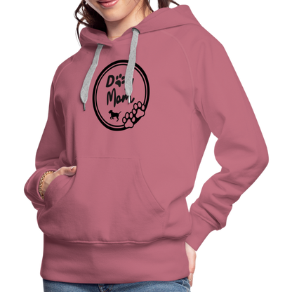 Frauen Premium Hoodie - Dog Mom - Malve