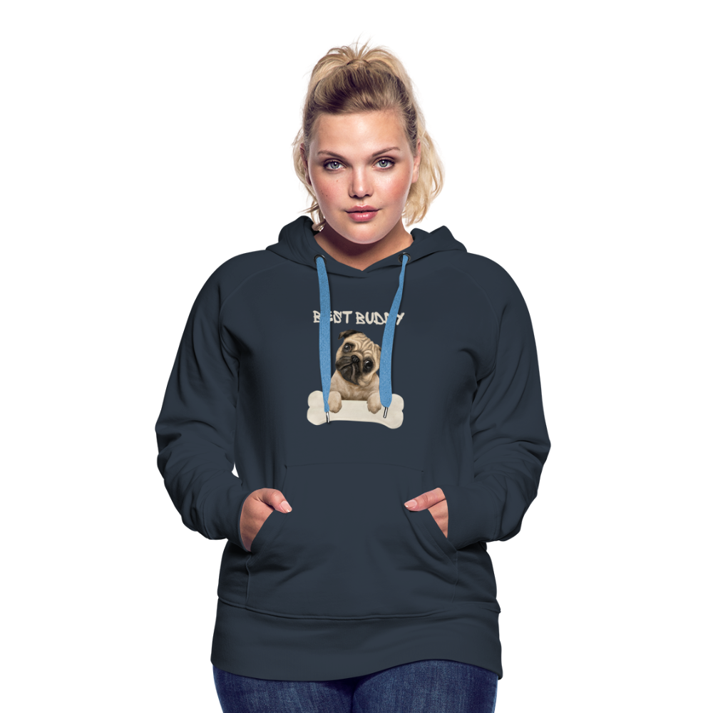 Frauen Premium Hoodie - Best Buddy - Navy