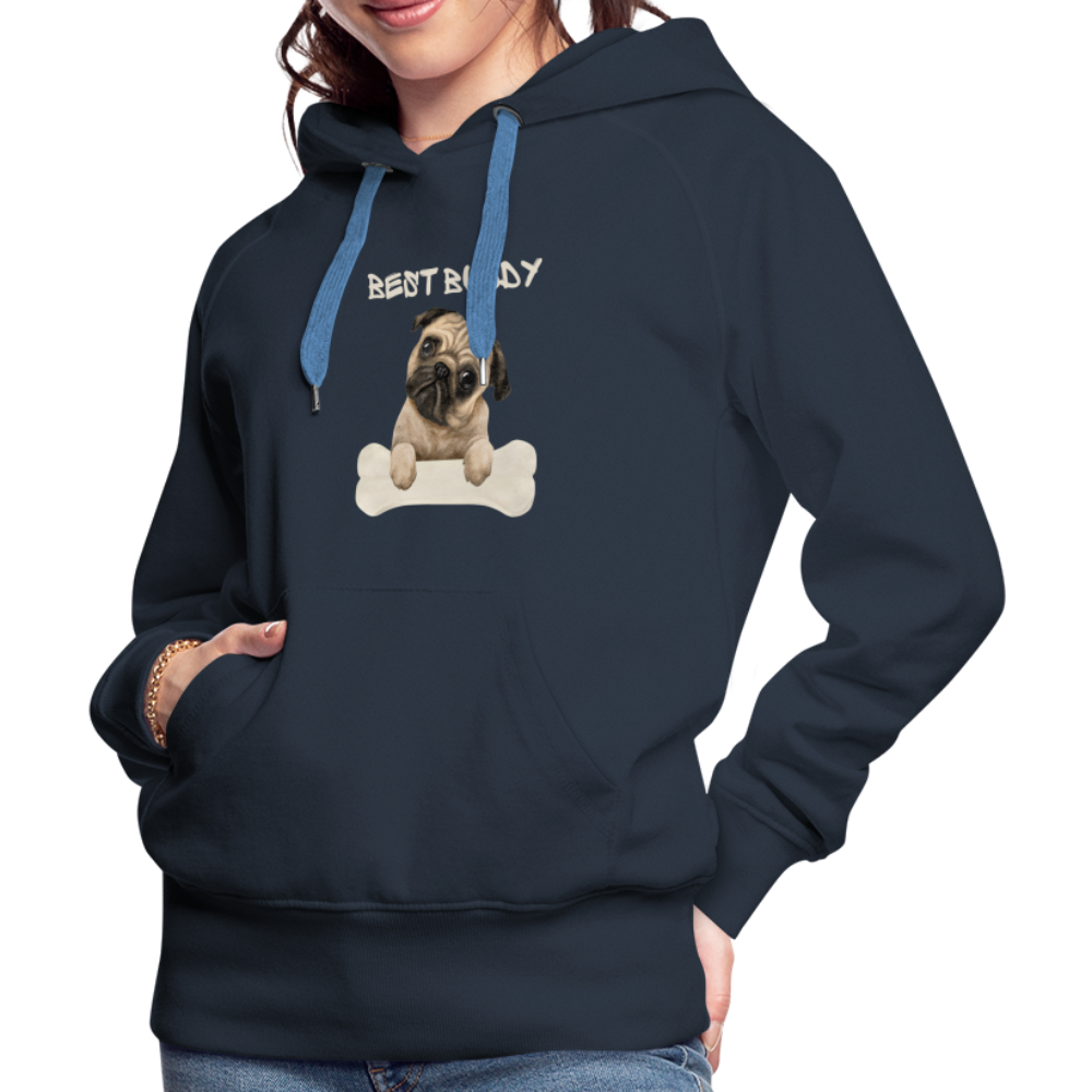 Frauen Premium Hoodie - Best Buddy - Navy