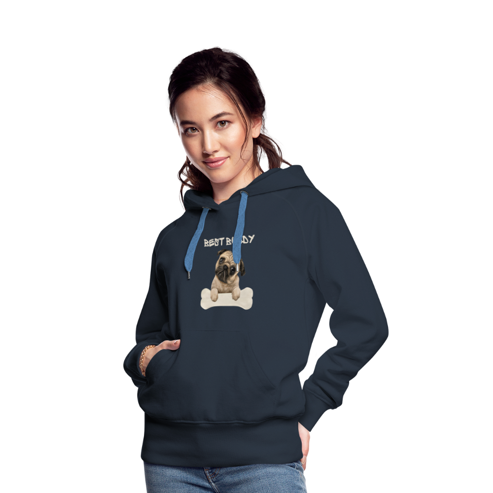 Frauen Premium Hoodie - Best Buddy - Navy