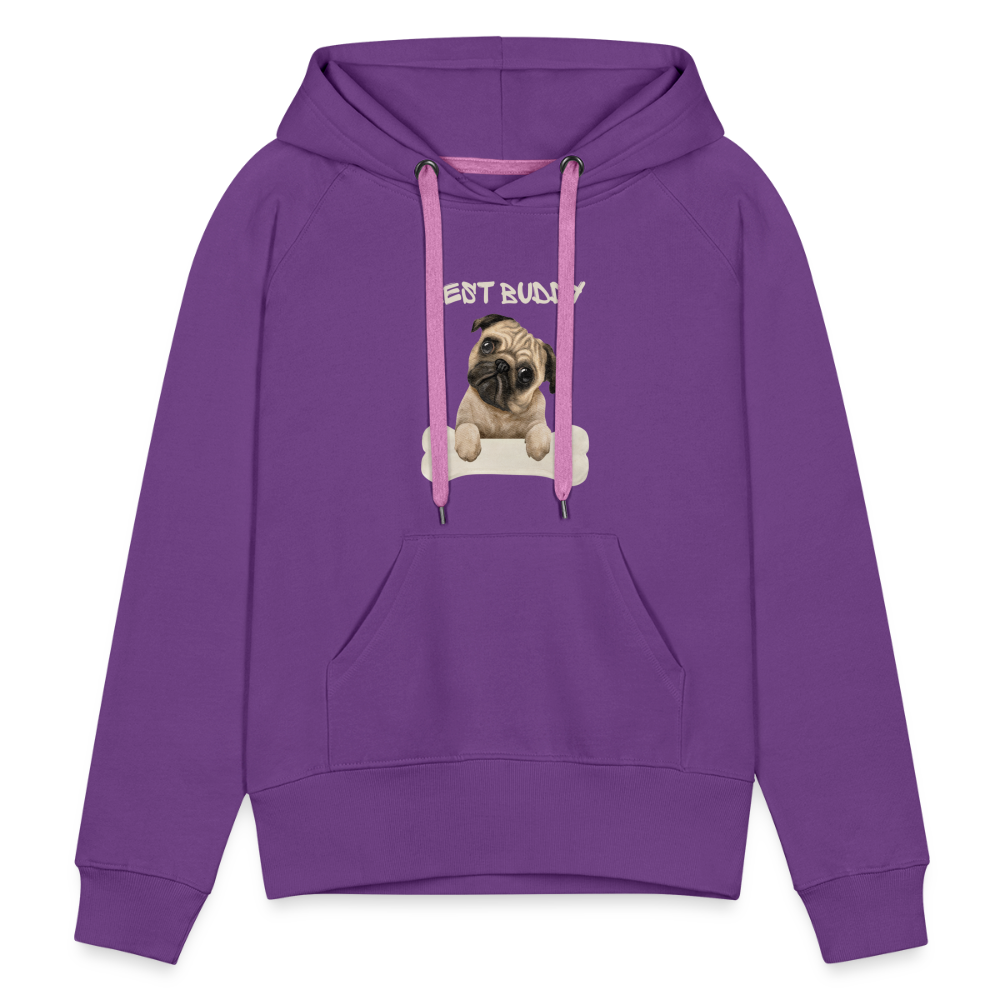 Frauen Premium Hoodie - Best Buddy - Purple