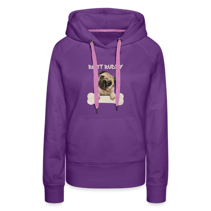 Frauen Premium Hoodie - Best Buddy - Purple