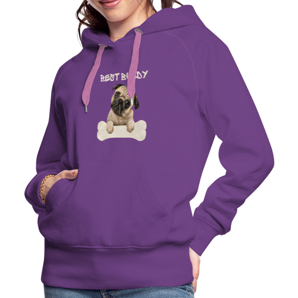 Frauen Premium Hoodie - Best Buddy - Purple