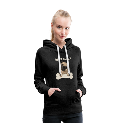 Frauen Premium Hoodie - Best Buddy - Anthrazit