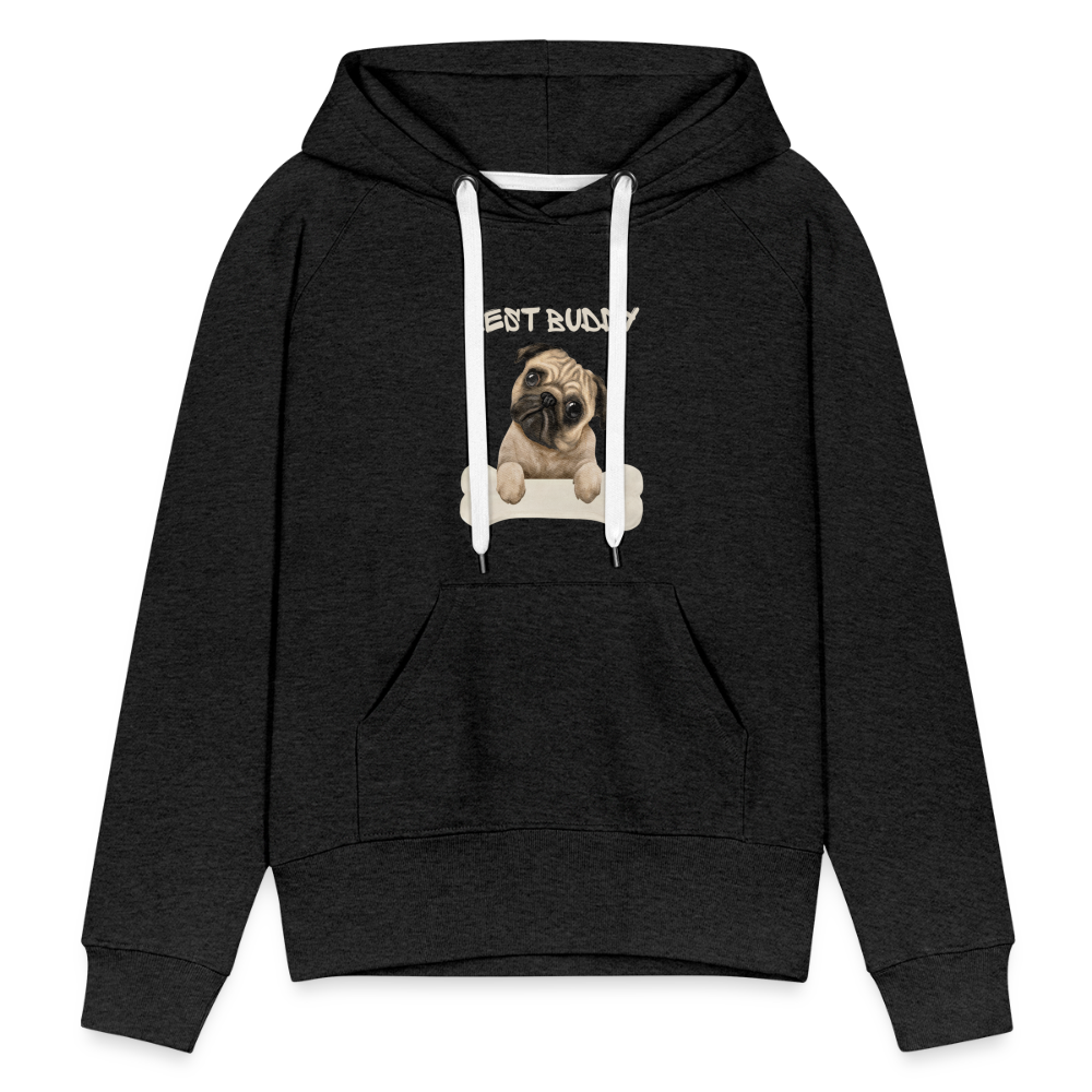 Frauen Premium Hoodie - Best Buddy - Anthrazit