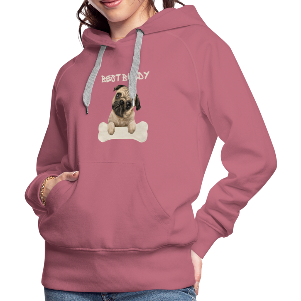 Frauen Premium Hoodie - Best Buddy - Malve