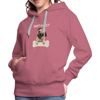 Frauen Premium Hoodie - Best Buddy - Malve