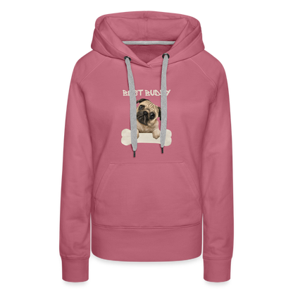 Frauen Premium Hoodie - Best Buddy - Malve