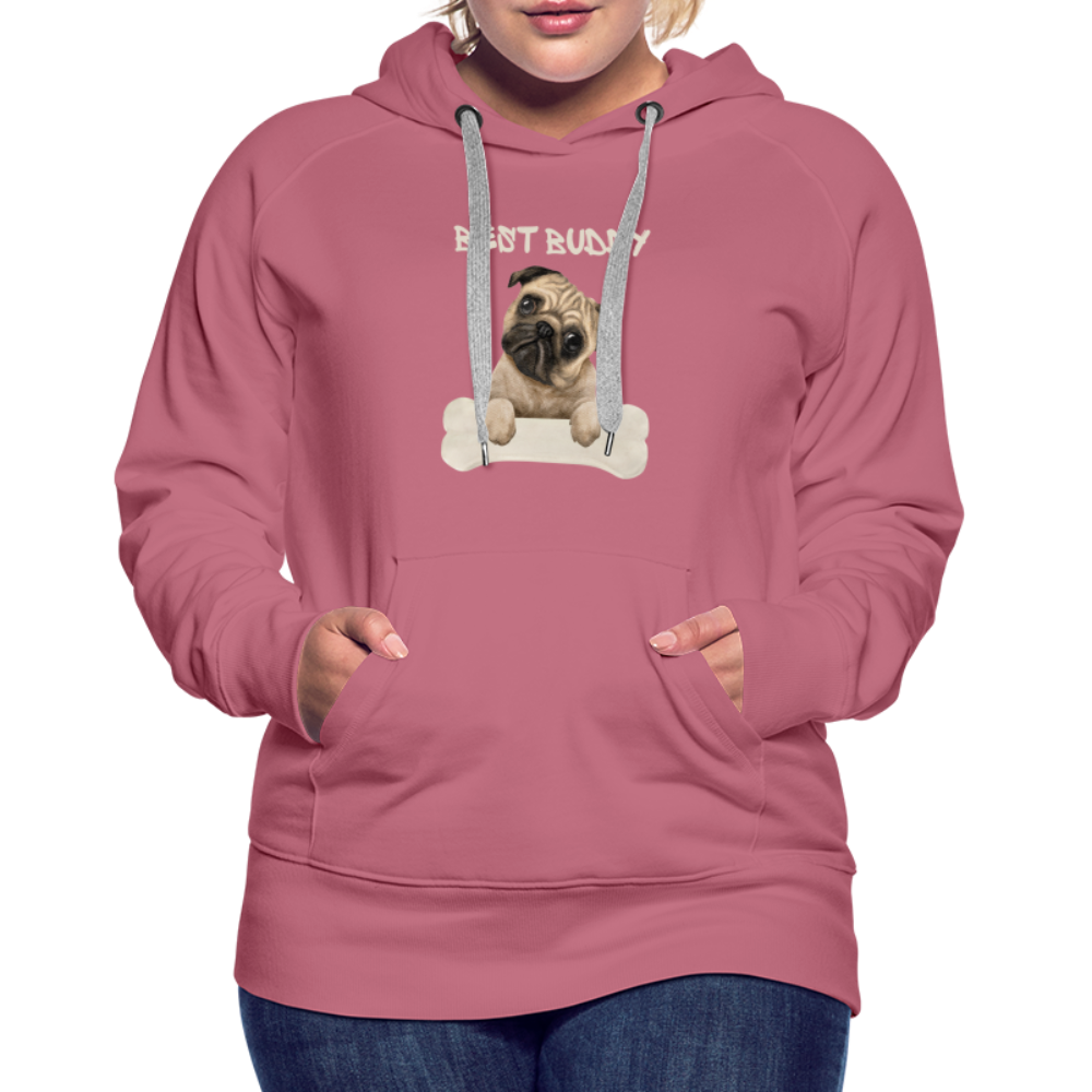 Frauen Premium Hoodie - Best Buddy - Malve