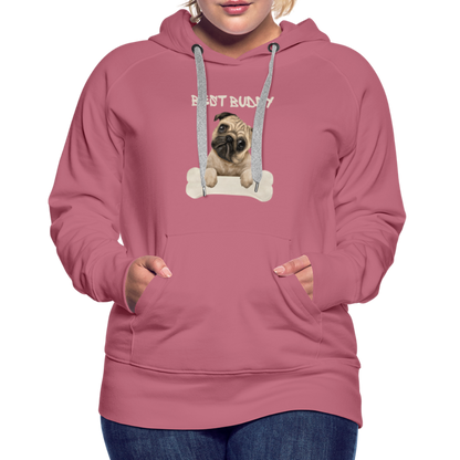 Frauen Premium Hoodie - Best Buddy - Malve