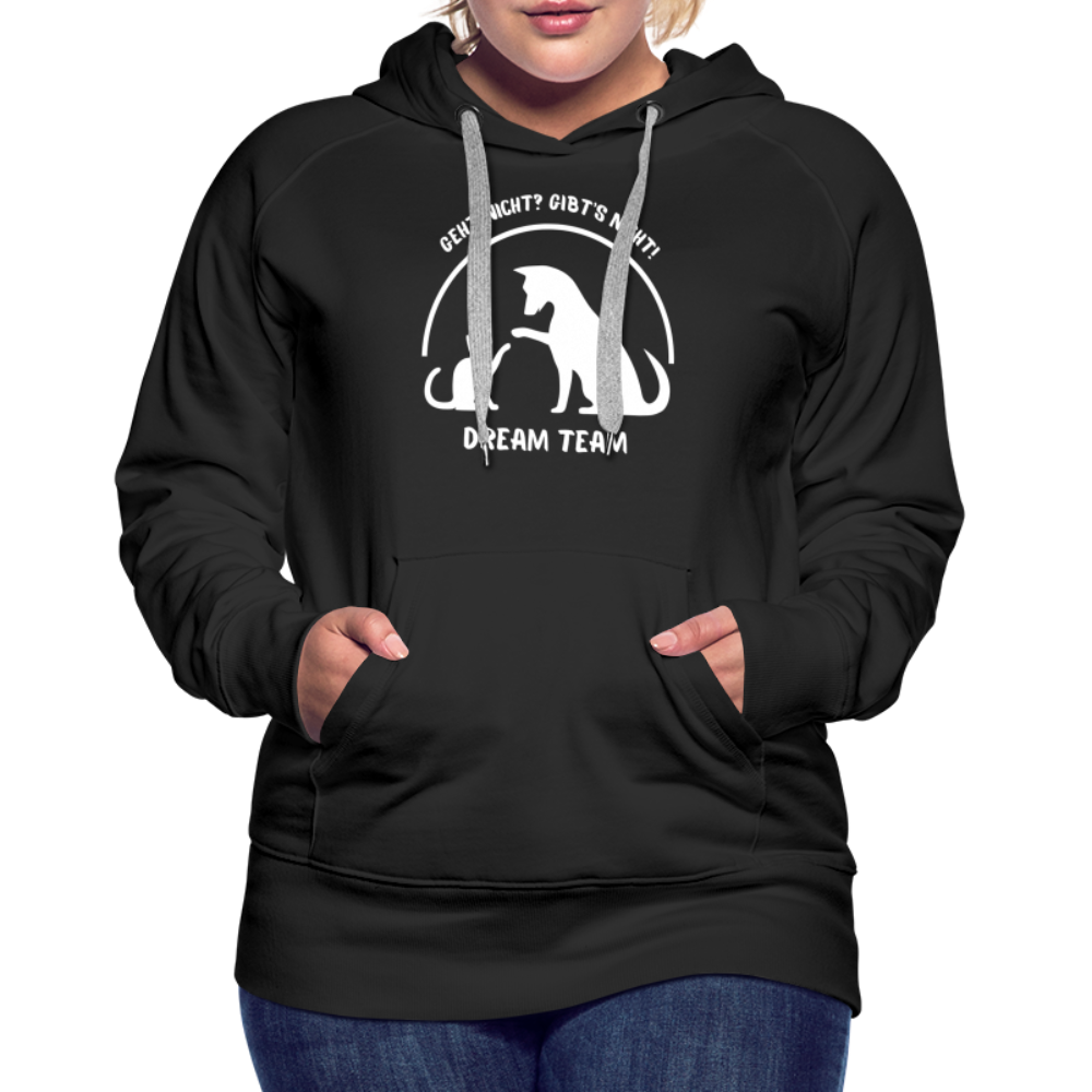 Frauen Premium Hoodie - Dream Team - Schwarz