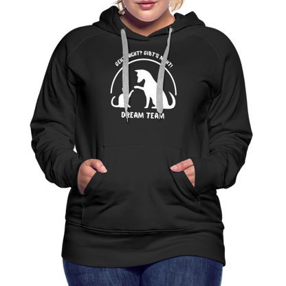 Frauen Premium Hoodie - Dream Team - Schwarz