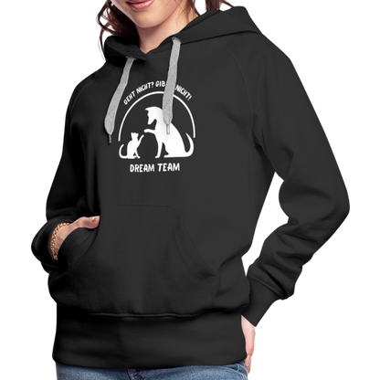 Frauen Premium Hoodie - Dream Team - Schwarz