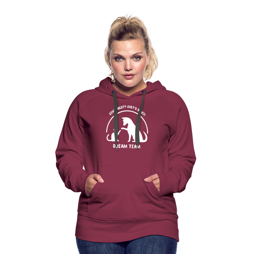 Frauen Premium Hoodie - Dream Team - Bordeaux